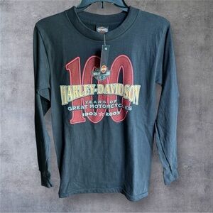 Harley Davidson 100 Years of Great Motorcycles Shirt - NWT